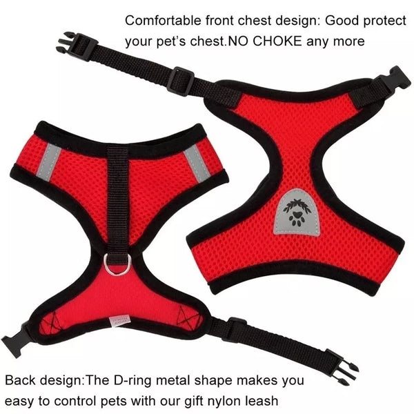 Adjustable Mesh Dog Harness